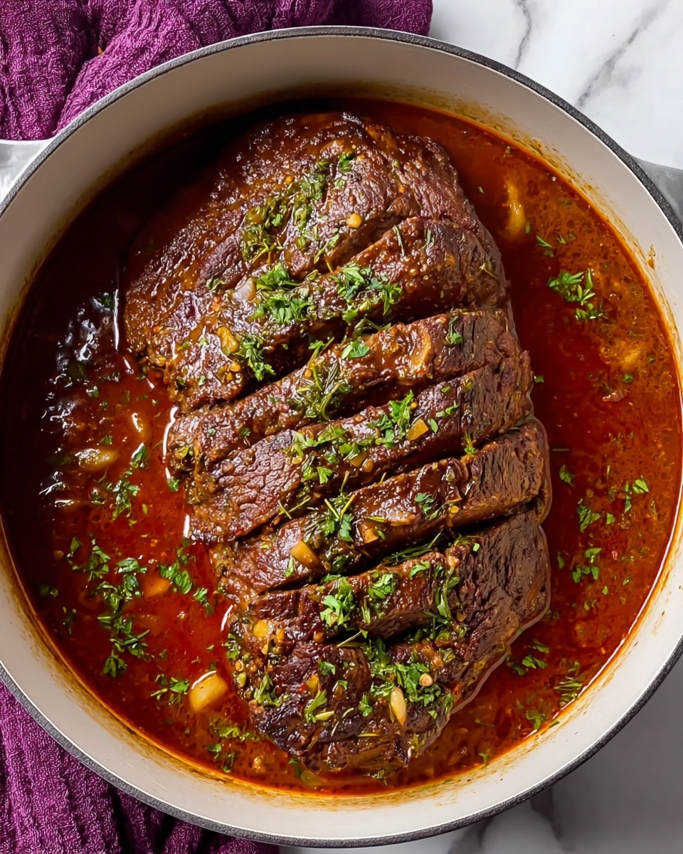 Italian Style Braised Brisket Recipe - Recipe Image