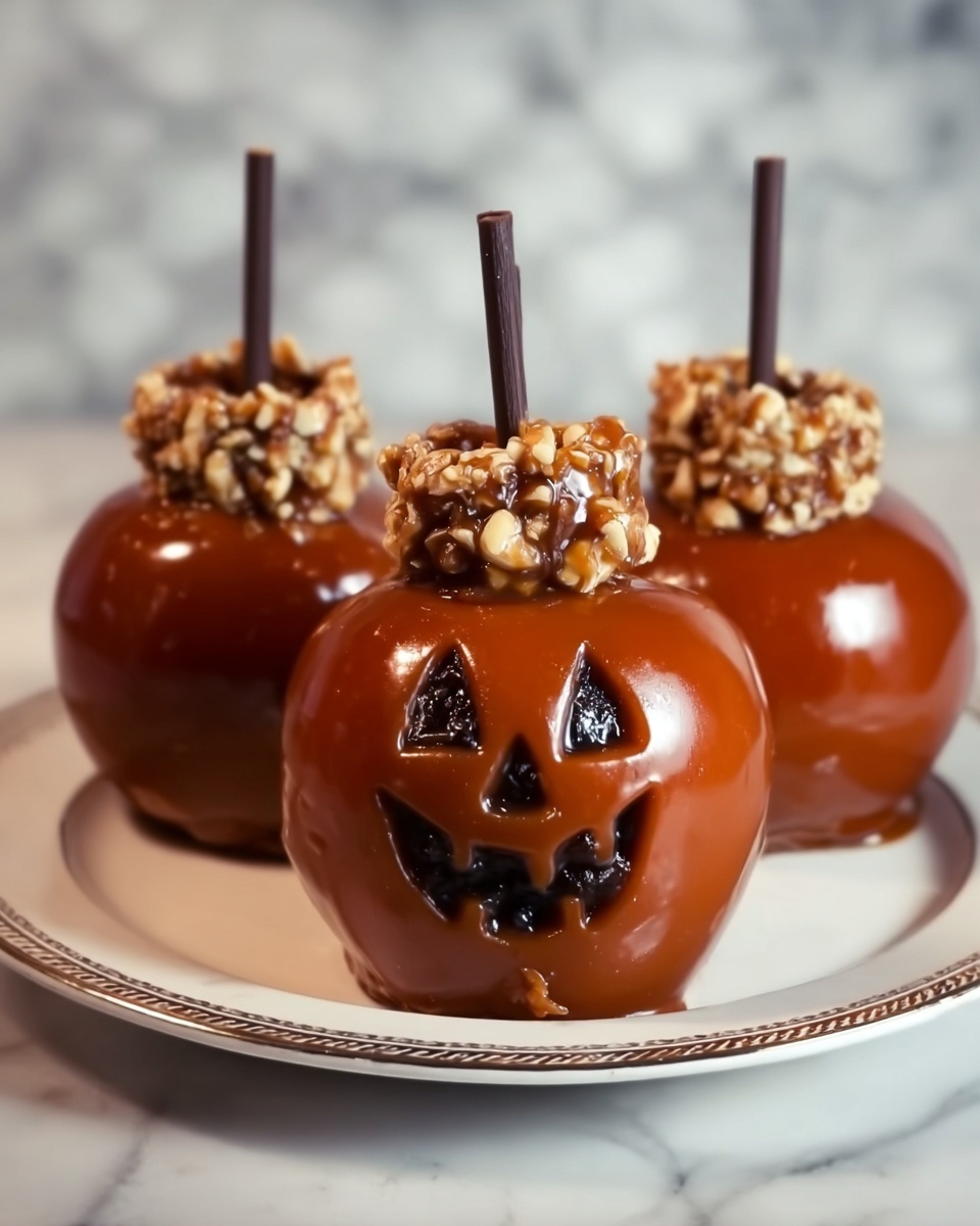 Candied Apples for Halloween Recipe - Recipe Image