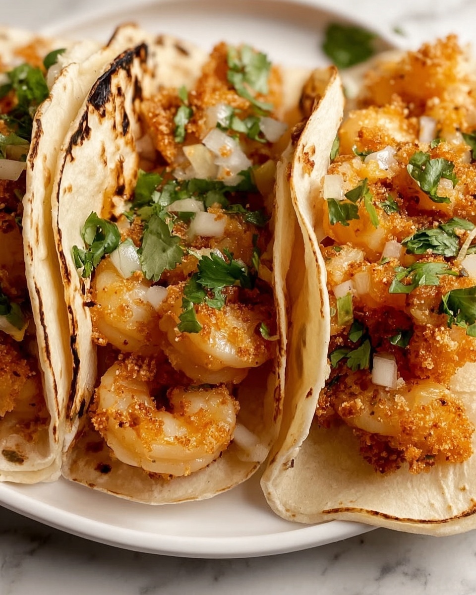 Coconut Shrimp Tacos with Habanero Lime Butter Recipe - Recipe Image
