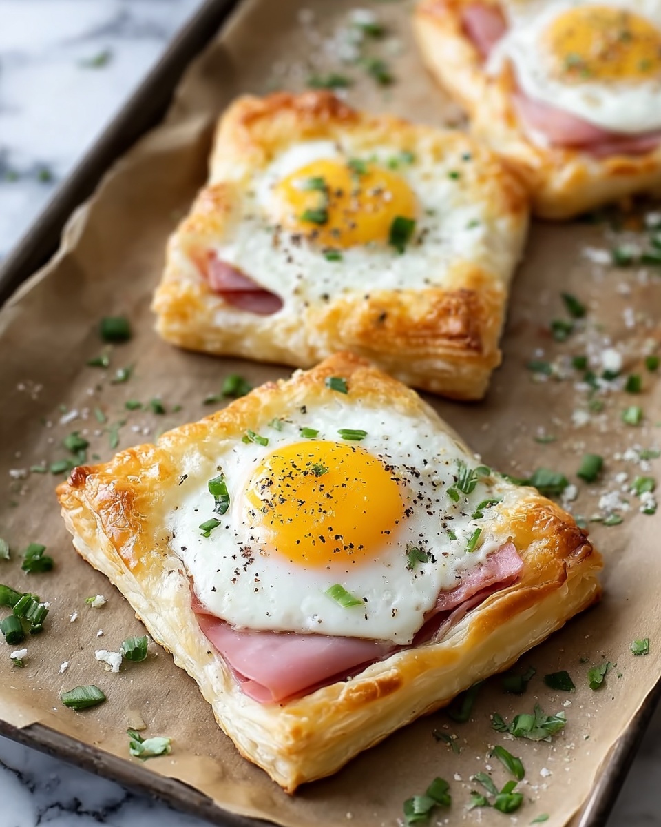 Puff Pastry Croque Madame Recipe - Recipe Image