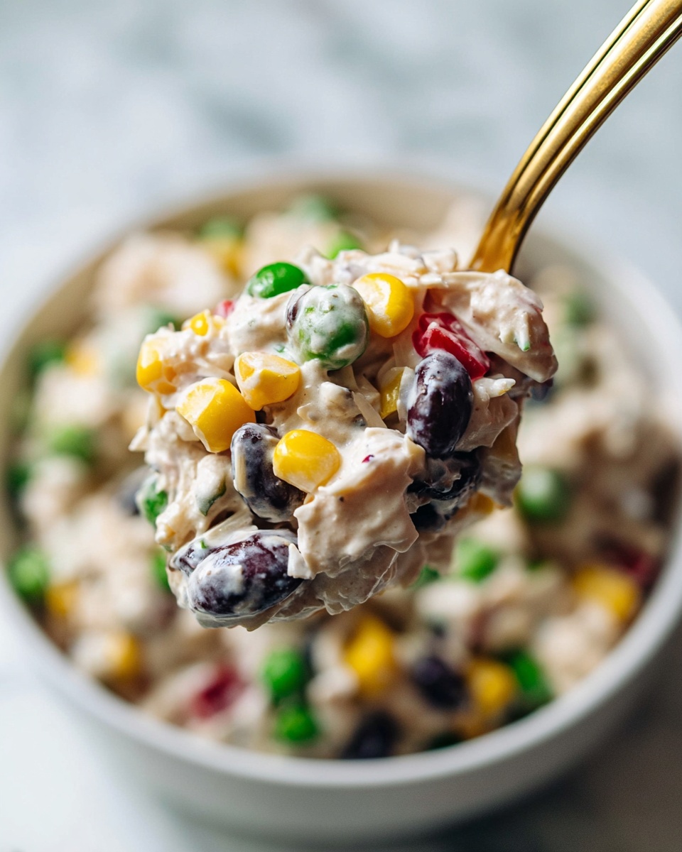Creamy Southwest Chicken Salad Recipe - Recipe Image