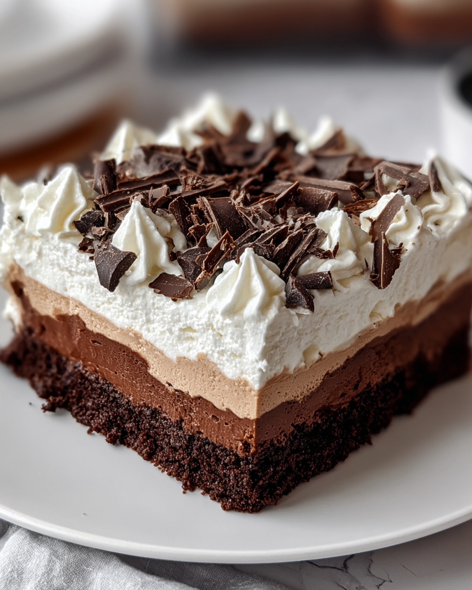 Brownie Refrigerator Cake Recipe - Recipe Image