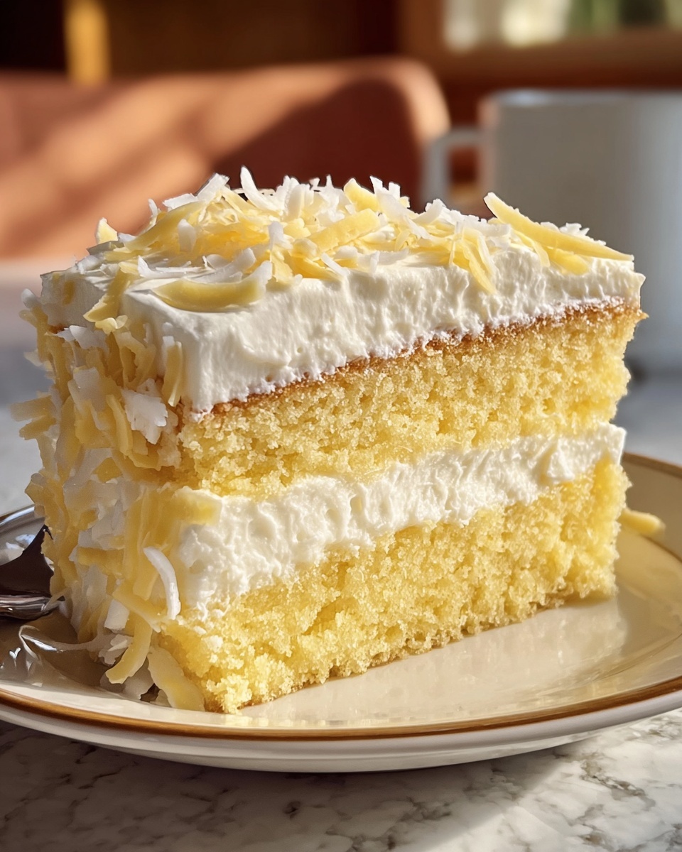Coconut Cream Cake Recipe - Recipe Image
