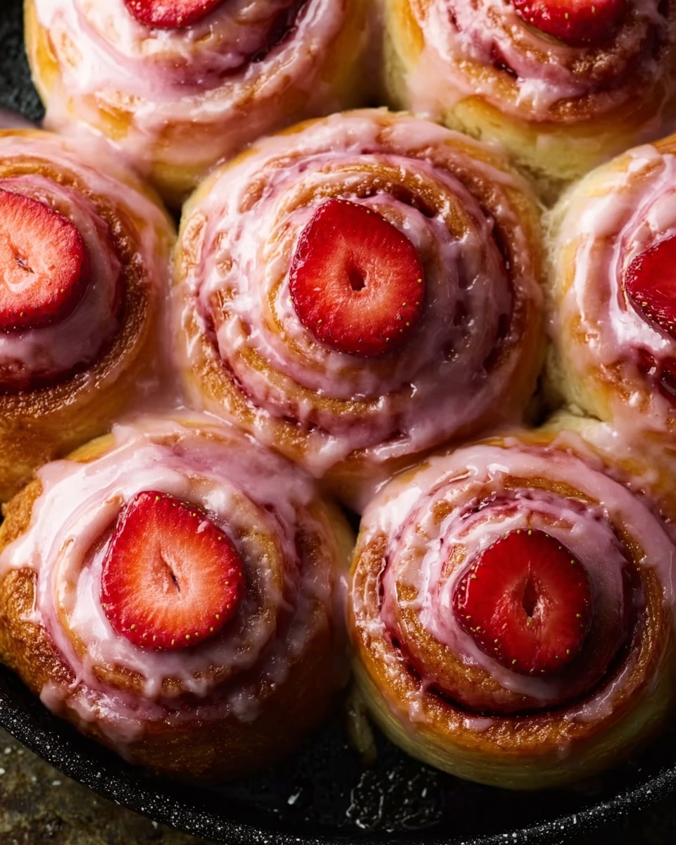 Strawberry Cinnamon Rolls Recipe - Recipe Image
