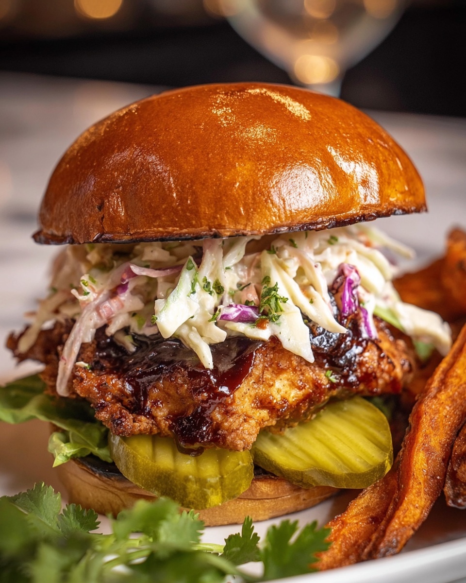 Honey Chipotle Fried Chicken Sandwich Recipe - Recipe Image