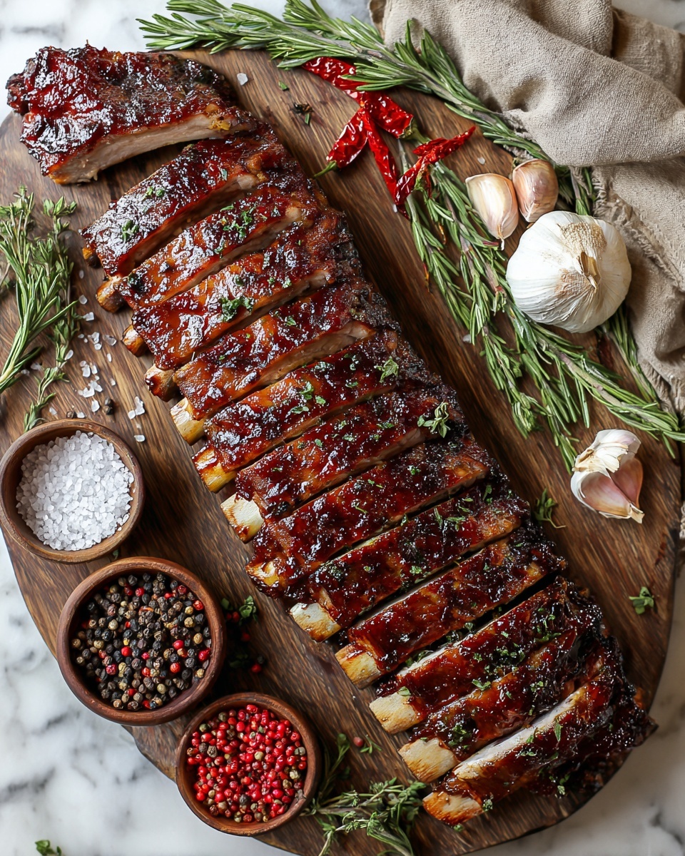 Oven-Baked Baby Back Ribs with Homemade BBQ Sauce Recipe - Recipe Image