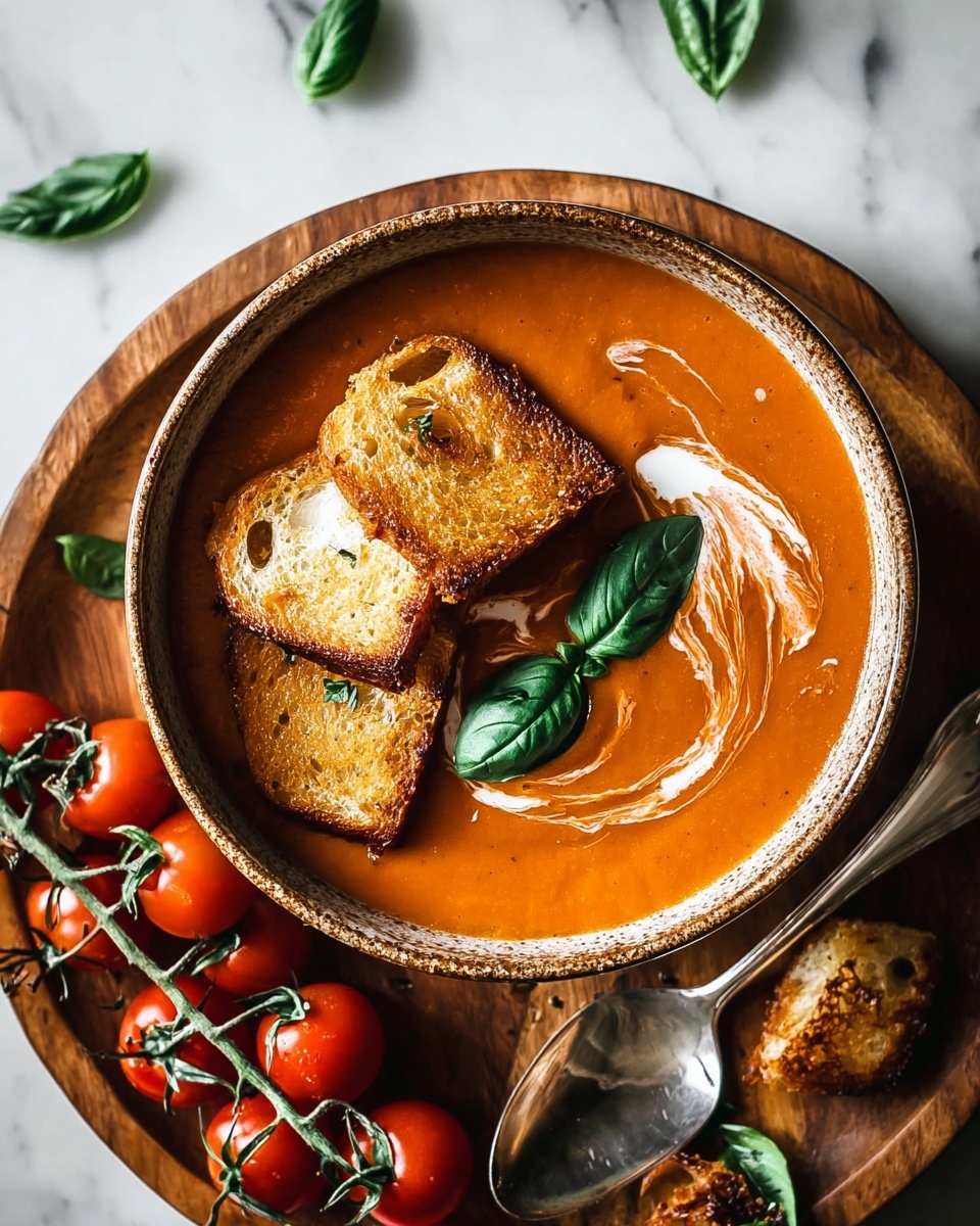 Easy Roasted Tomato Soup Recipe - Recipe Image