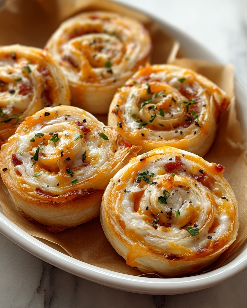 Turkey and Cheese Pinwheels Recipe - Recipe Image