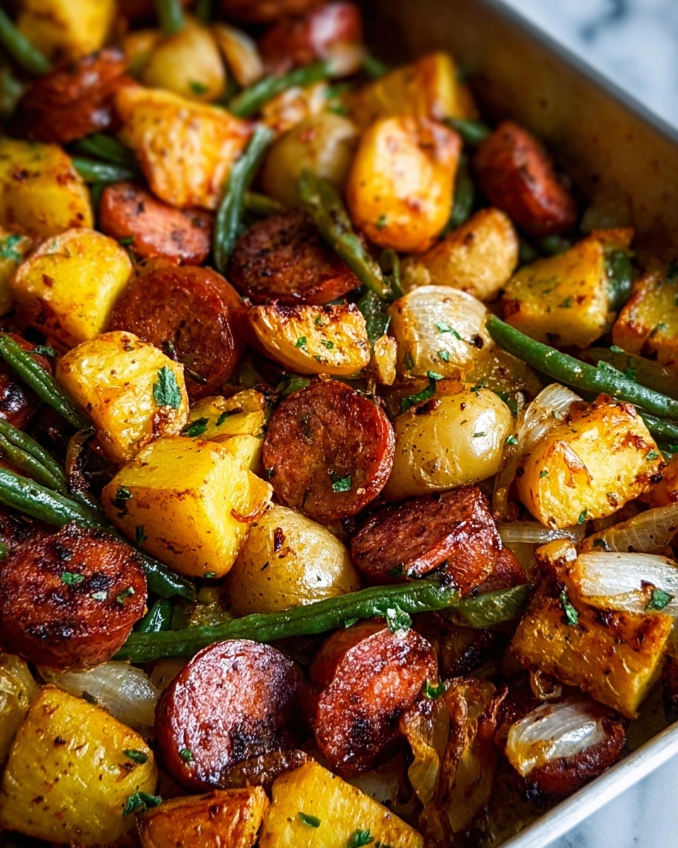 One-Skillet Kielbasa and Potatoes Recipe - Recipe Image