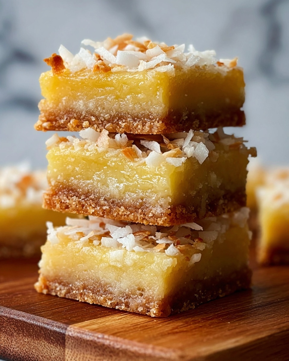 Buttery Coconut Bars That Melt in Your Mouth Recipe - Recipe Image