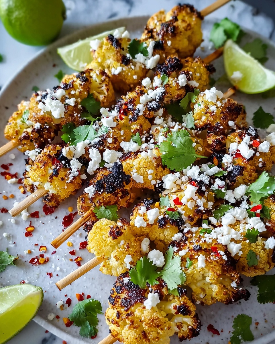 Mexican Street Style Grilled Cauliflower Recipe - Recipe Image