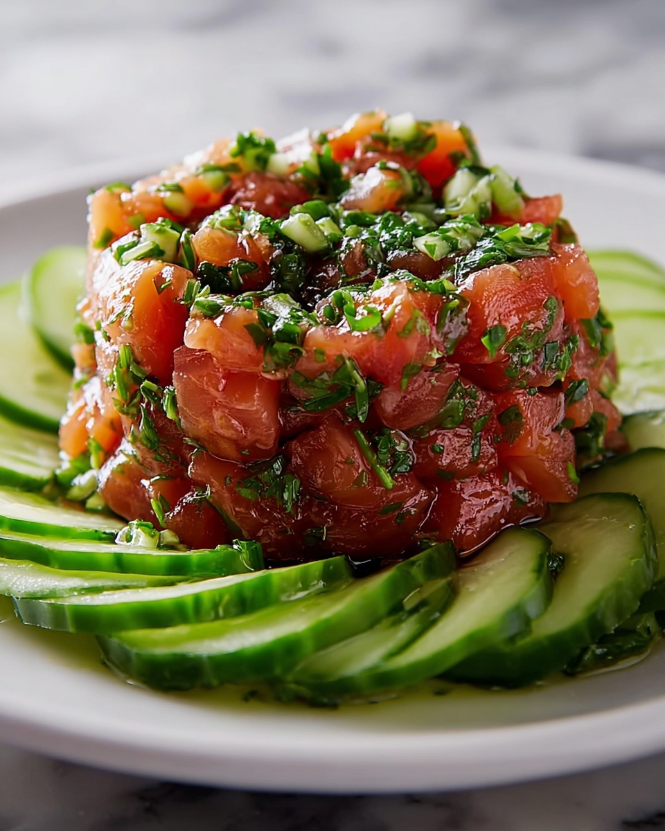 Sweet Chermoula Tuna Tartare Recipe - Recipe Image