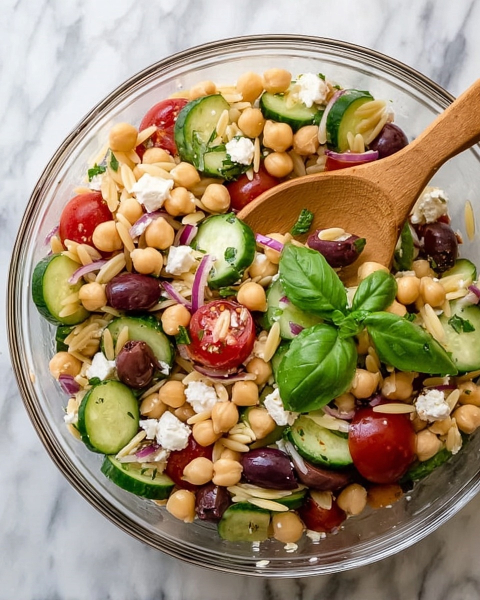 Greek Orzo Salad Recipe - Recipe Image