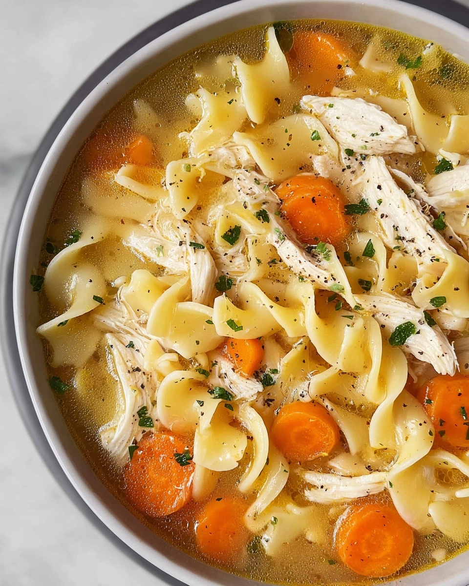 Creamy Chicken Noodle Soup in the Crock Pot Recipe - Recipe Image