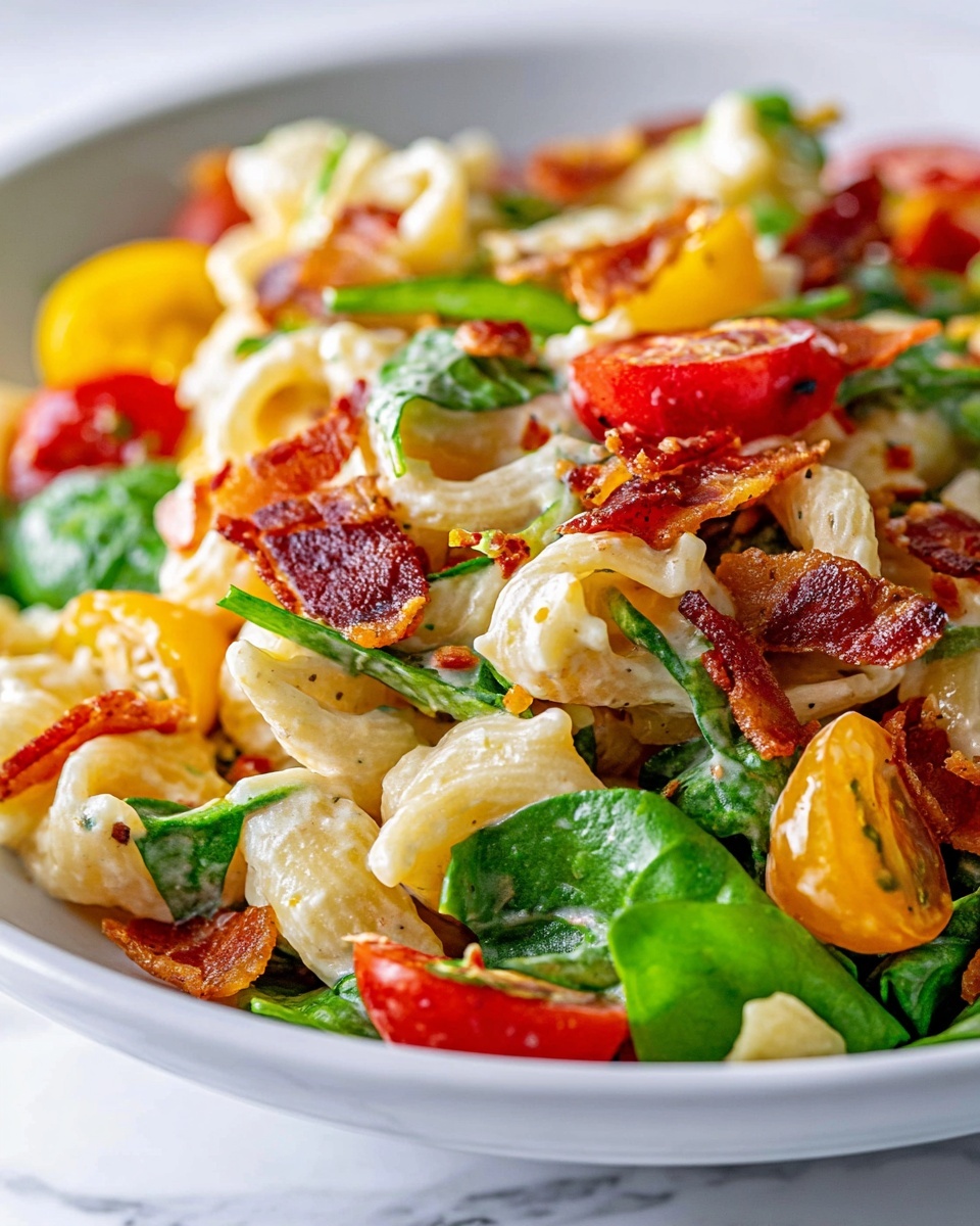 Ranch BLT Pasta Salad Recipe - Recipe Image