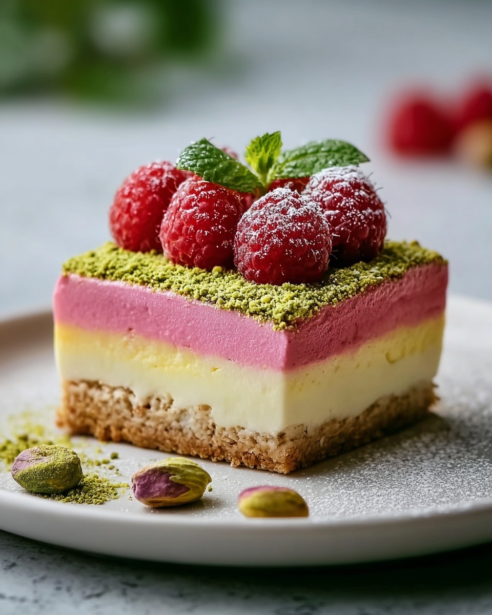 Raspberry Pistachio Entremet Recipe - Recipe Image