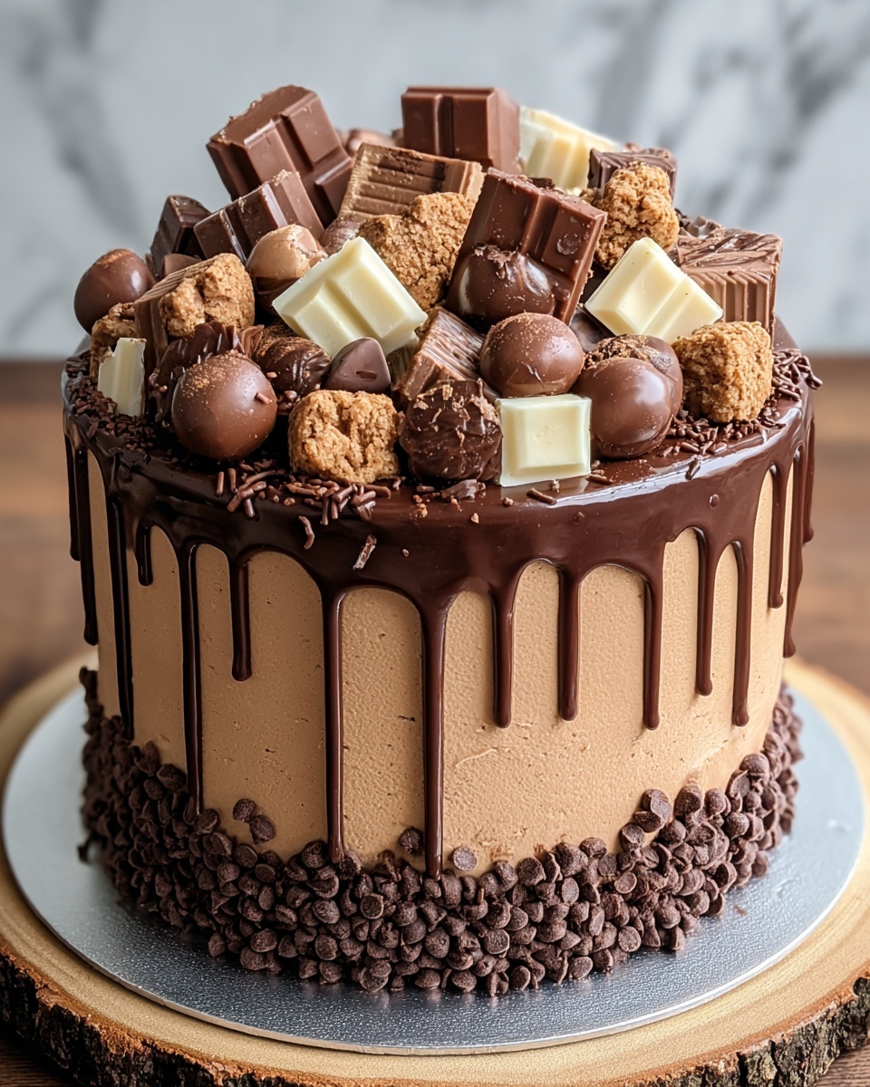 Epic Chocolate Overload Explosion Cake Recipe - Recipe Image