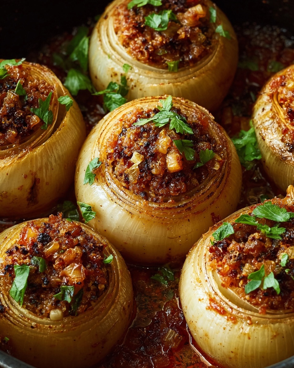 Greek Stuffed Onions (Salantourmasi) Recipe - Recipe Image