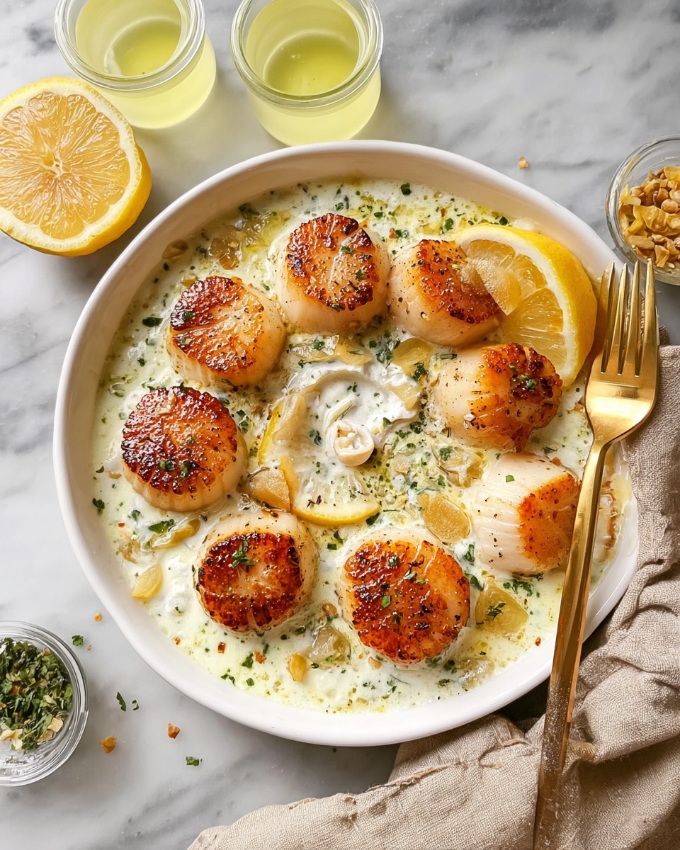 Lemon Butter Scallops Recipe - Recipe Image