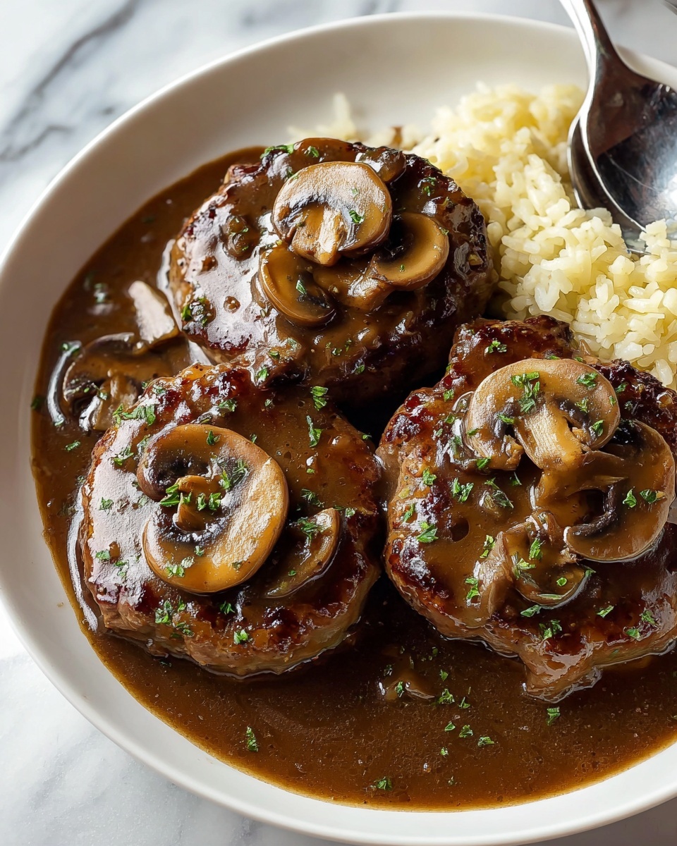 Bobby Flay Salisbury Steak Recipe - Recipe Image