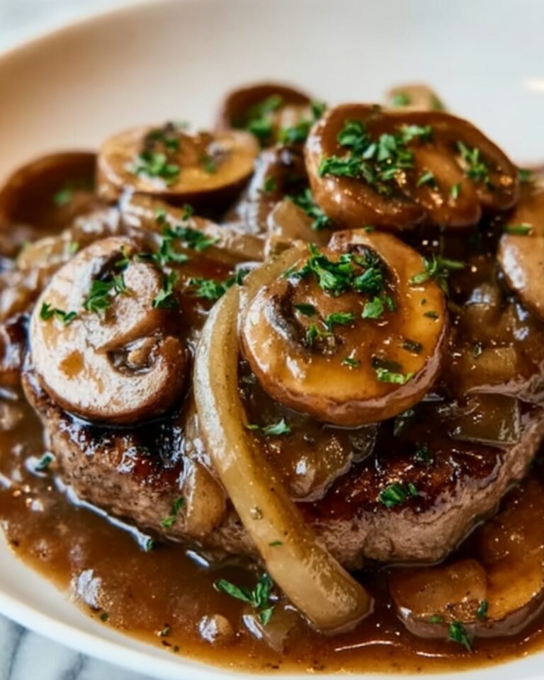 Bobby Flay–Inspired Salisbury Steak Recipe