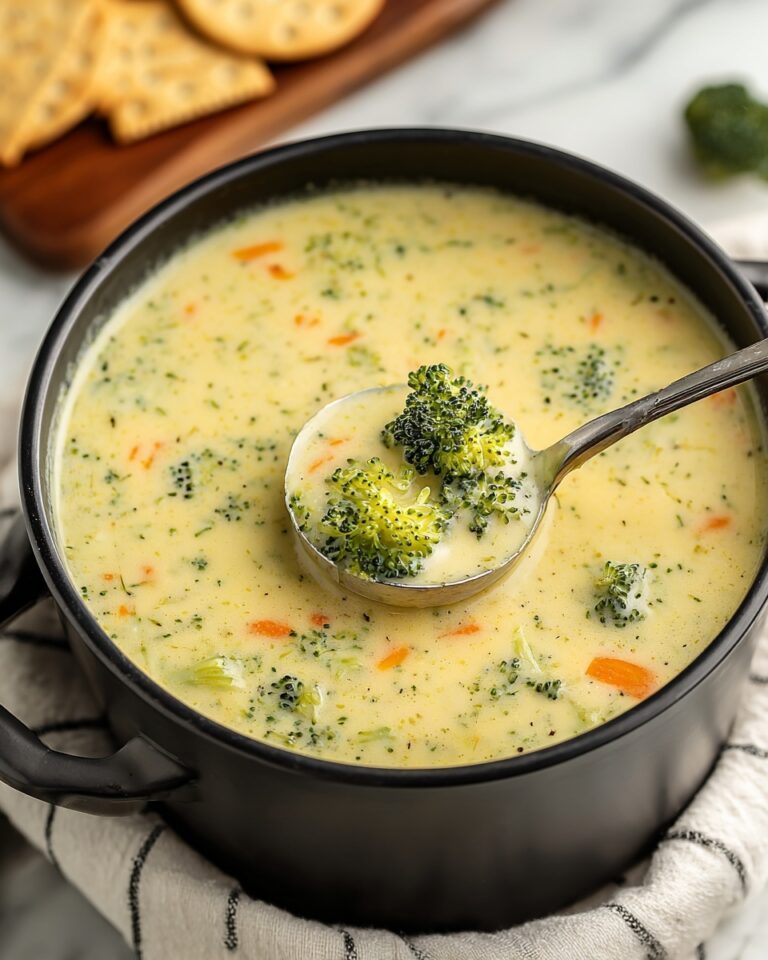 Healthy Broccoli Cheddar Soup Recipe