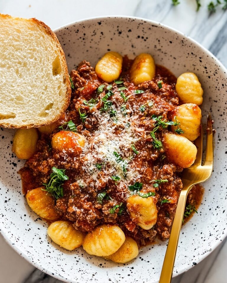 Cozy Gnocchi Bolognese Recipe