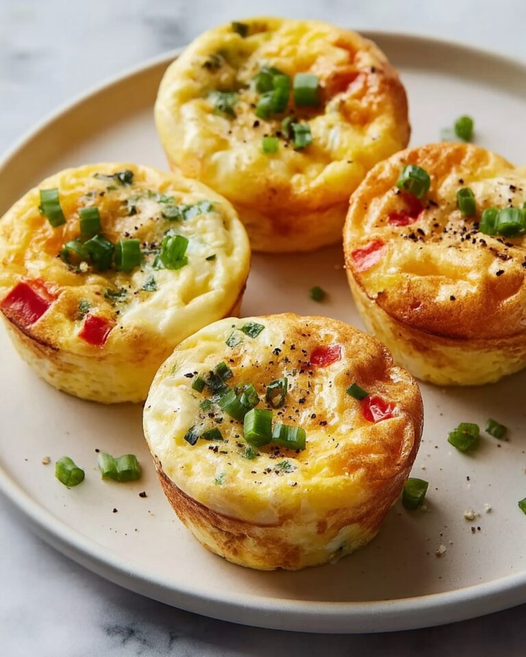 Egg White Muffins with Spinach, Bell Peppers, Onions, and Feta Recipe