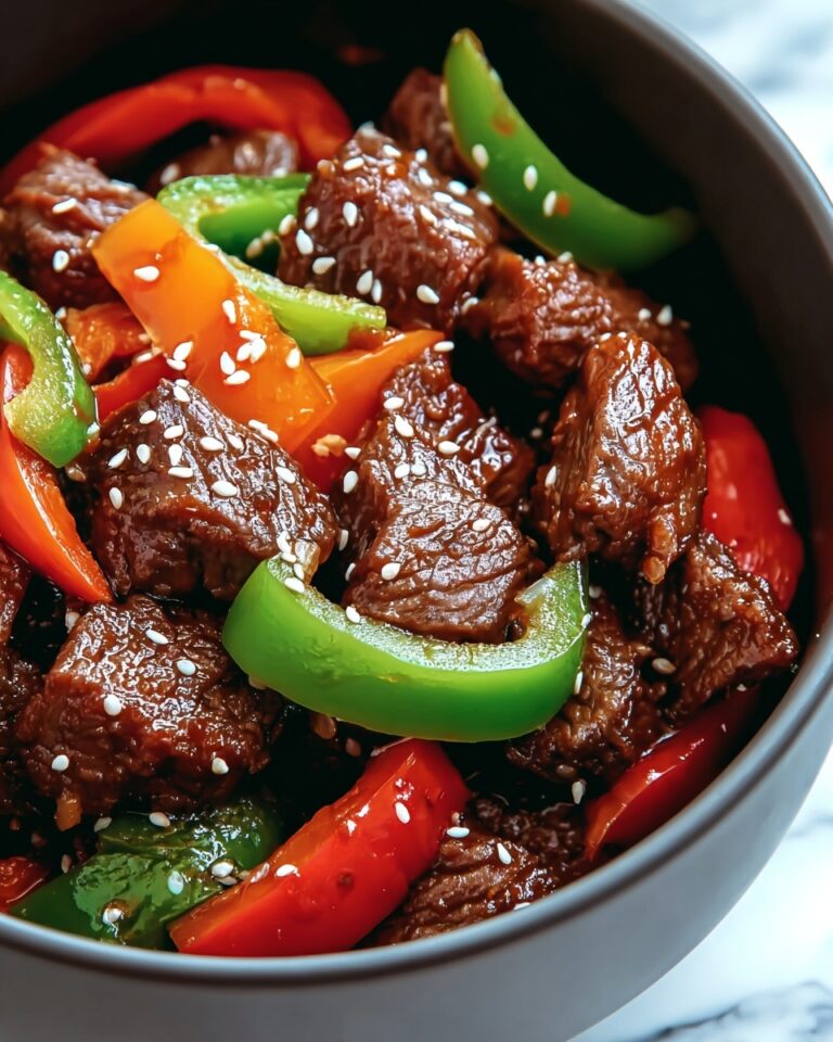 Pepper Steak in a Crock Pot Recipe