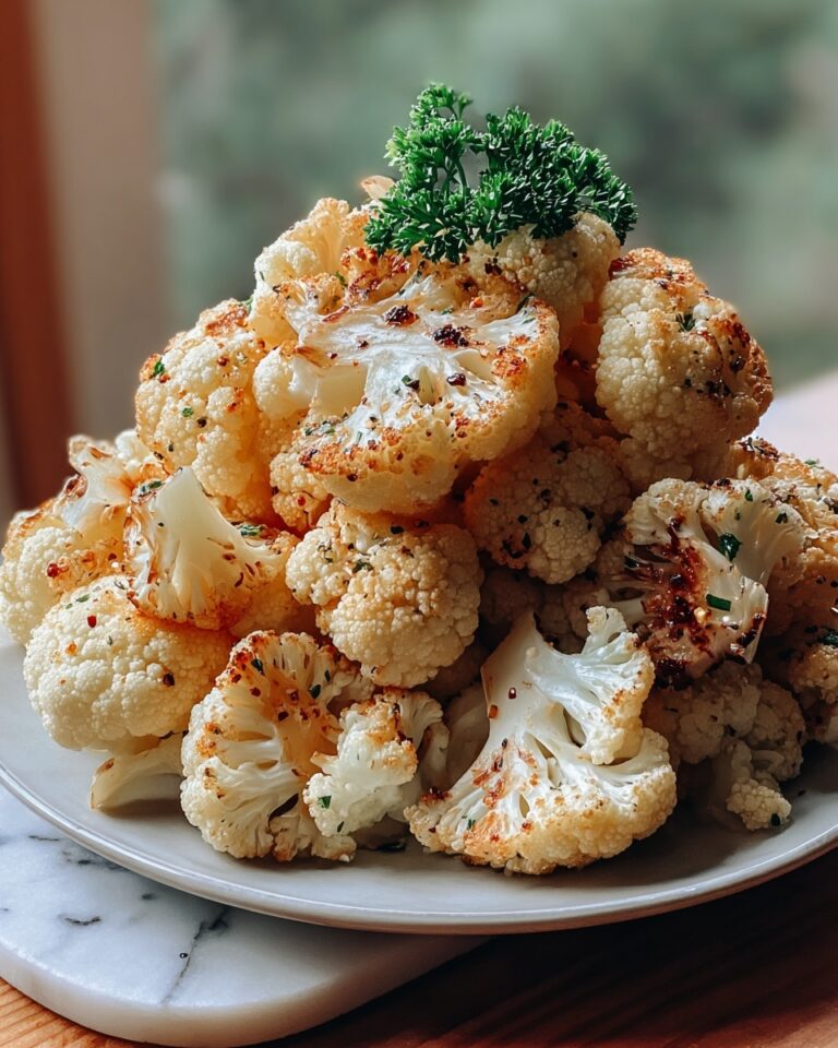 Crispy Roasted Cauliflower Recipe