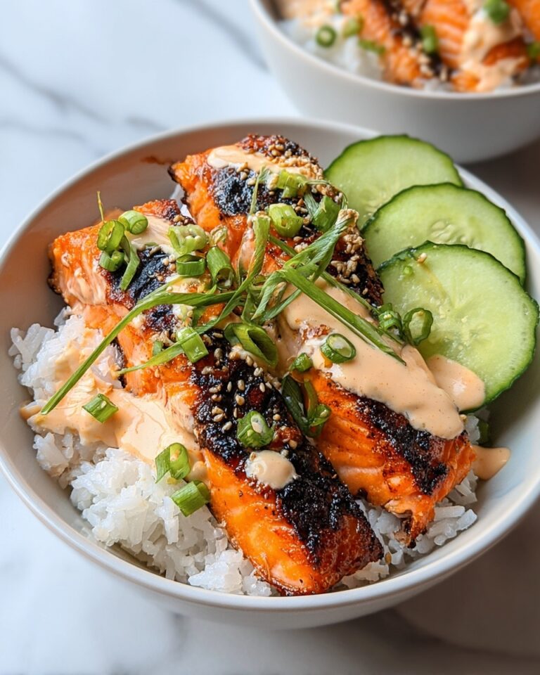 Spicy Salmon Rice Bowl Recipe