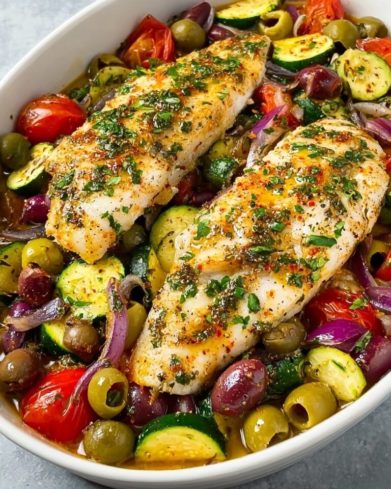 Mediterranean Baked Fish Recipe