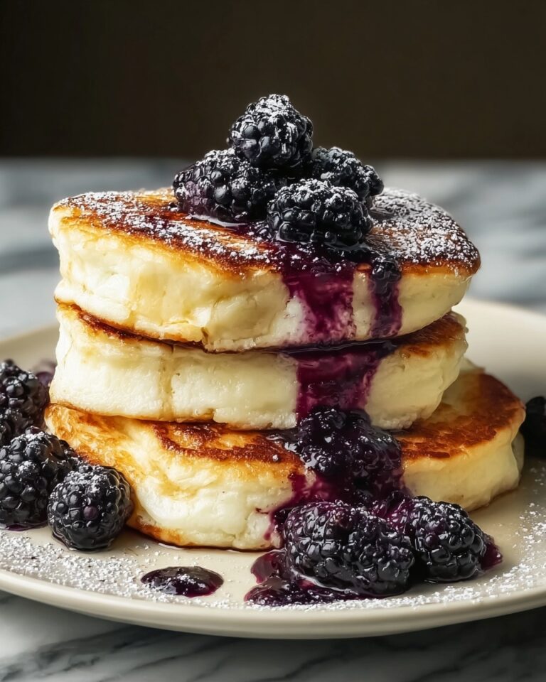 Cream Cheese Stuffed Blackberry Compote French Toast Recipe