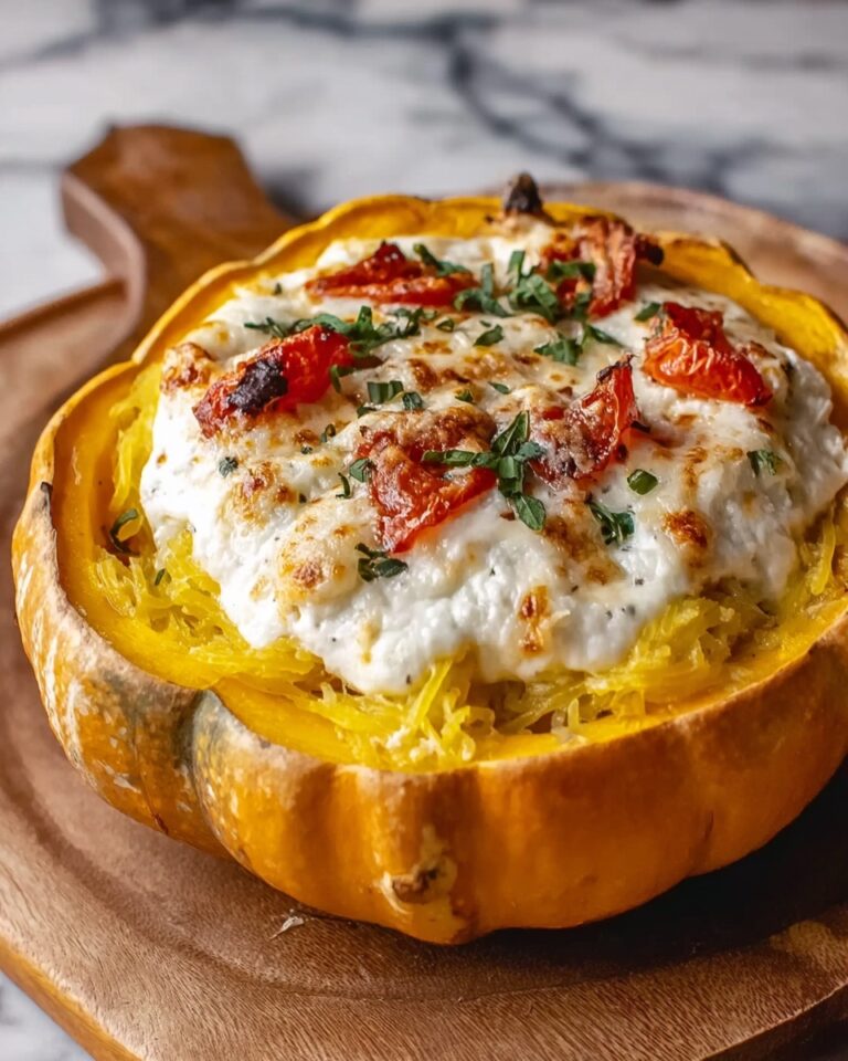Baked Boursin Spaghetti Squash Recipe