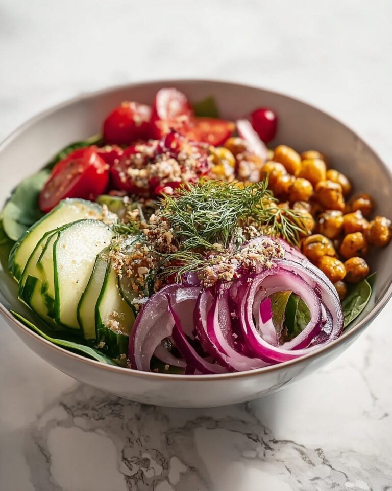 Vegan Quinoa & Roasted Veggie Salad Bowl with Tahini Dressing Recipe