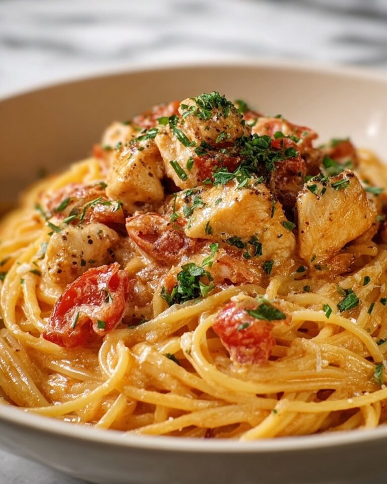 Monterey Chicken Spaghetti: A Cheesy Delight with a Crunchy Topping Recipe