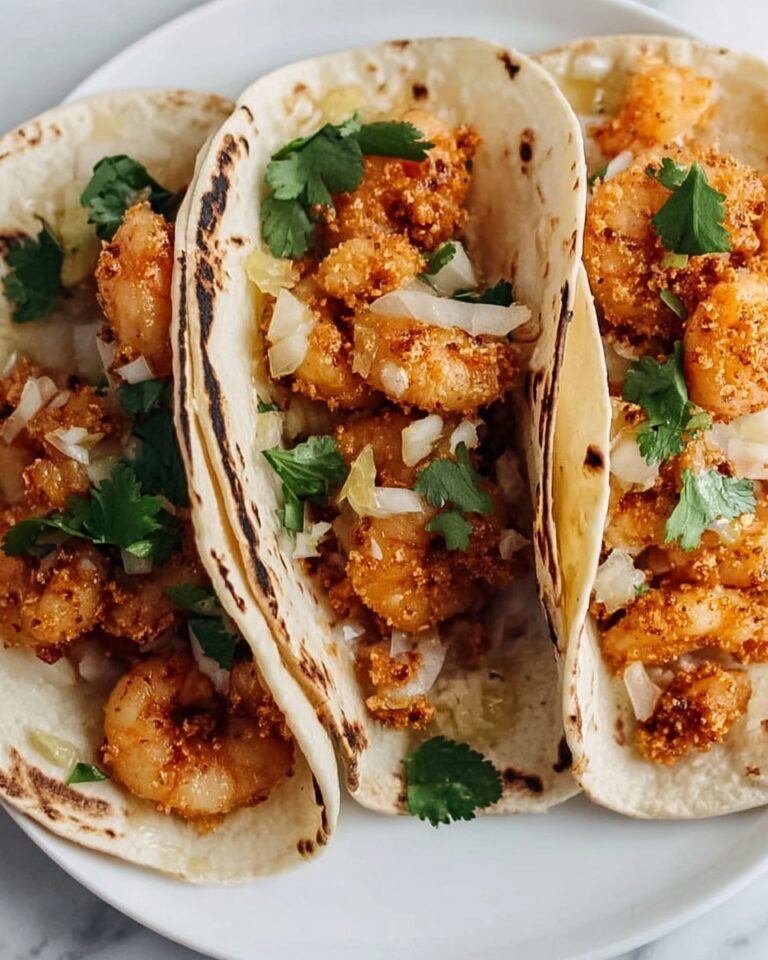Coconut Shrimp Tacos with Habanero Lime Butter Recipe