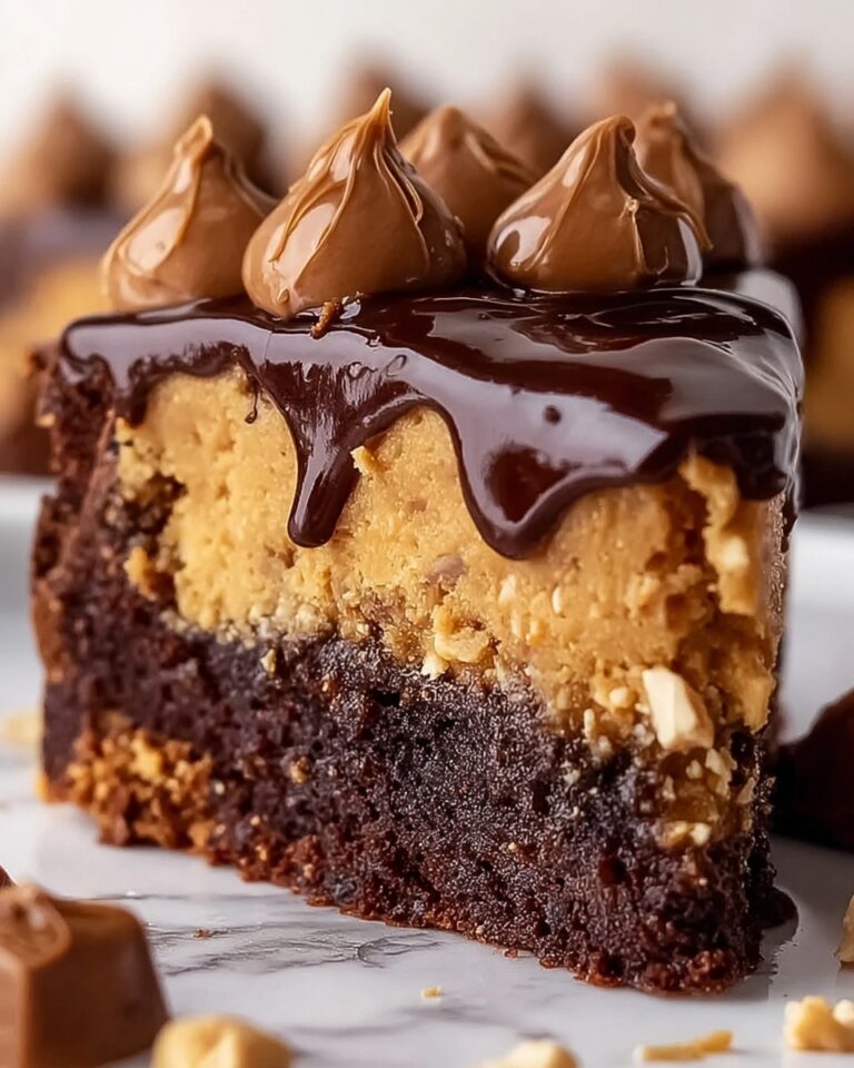 Chocolate Peanut Butter Ooey Gooey Cake Delight Recipe
