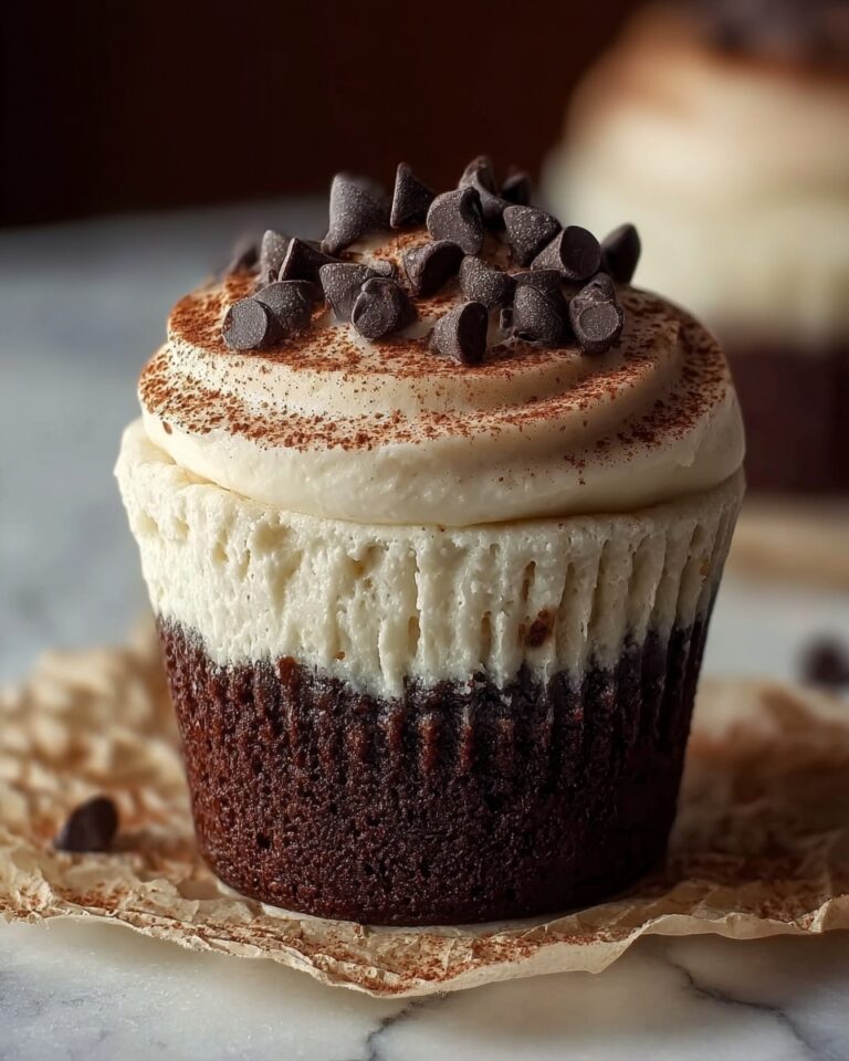 Brownie Bottom Mini Cheesecakes Recipe