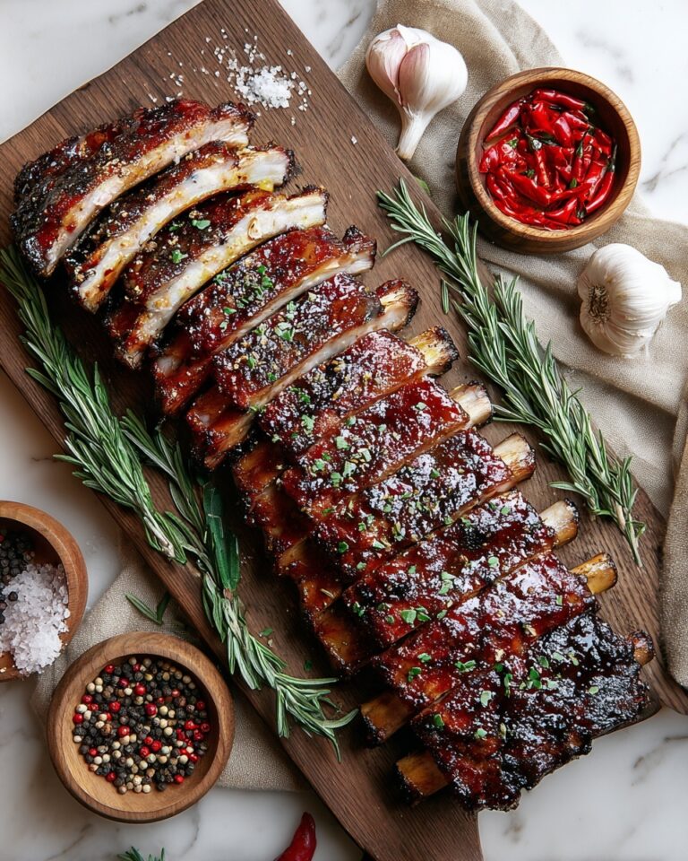 Oven-Baked Baby Back Ribs with Homemade BBQ Sauce Recipe