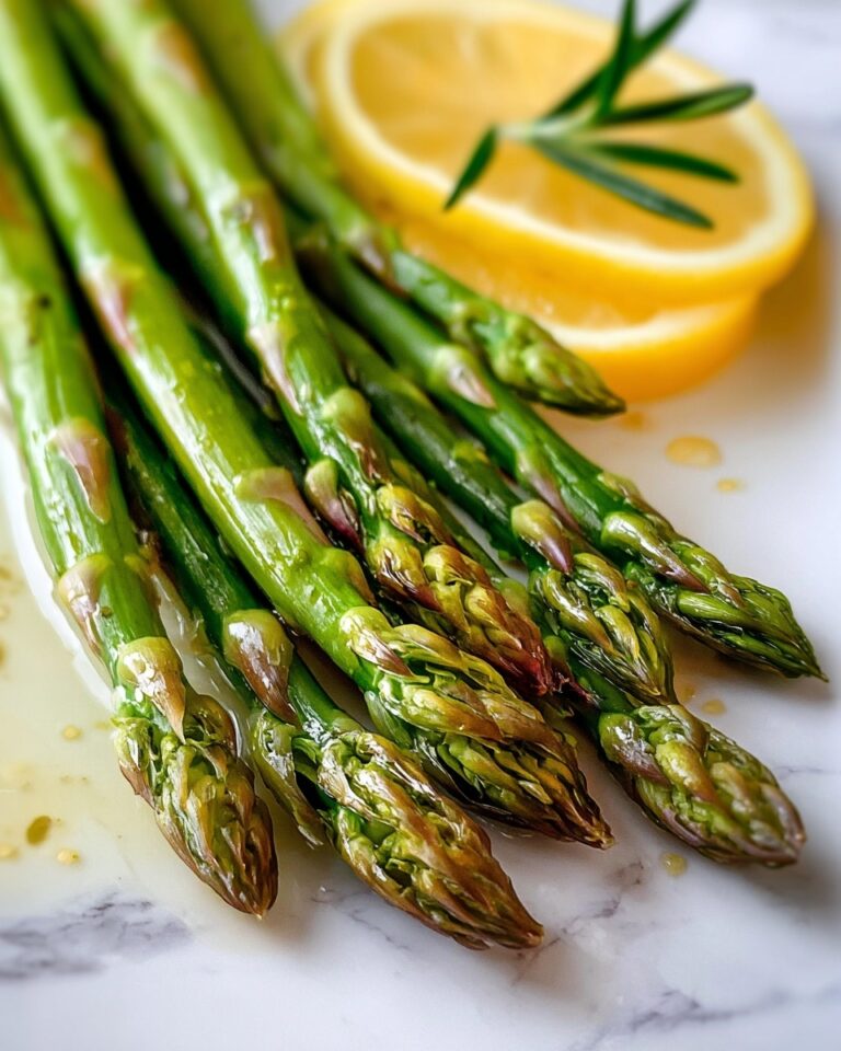 Lemon Asparagus with Rosemary and Garlic Recipe