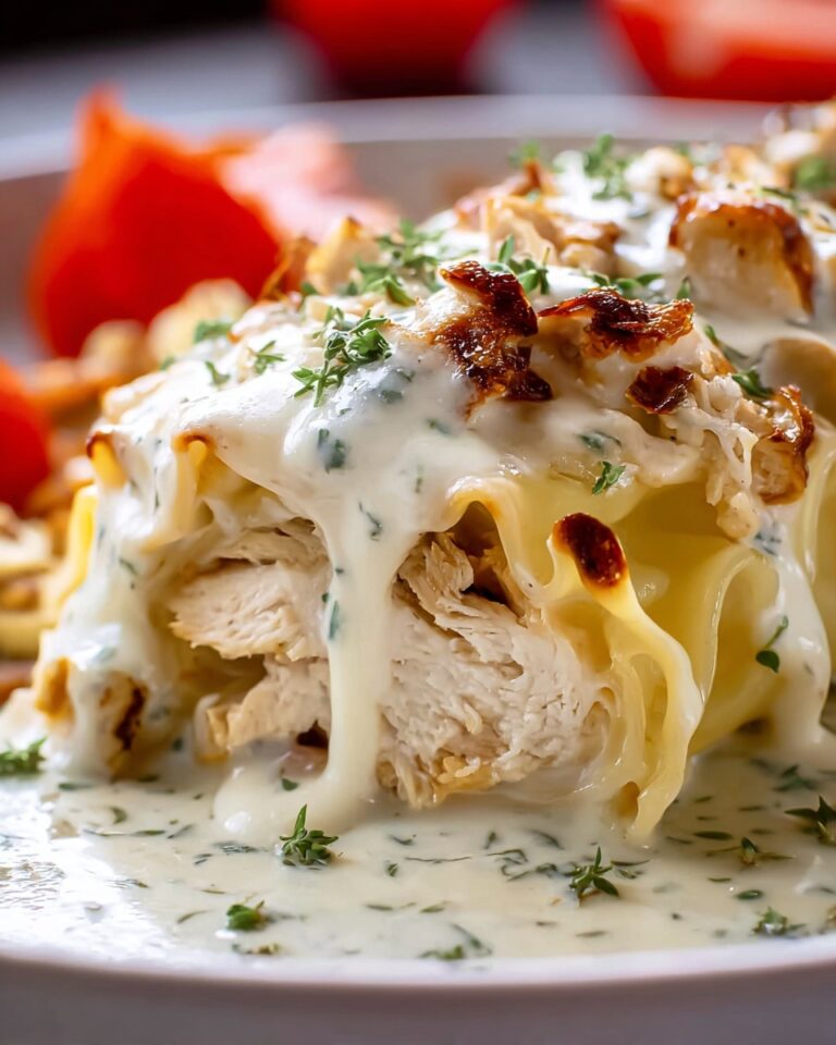Chicken Alfredo Roll-Ups Recipe