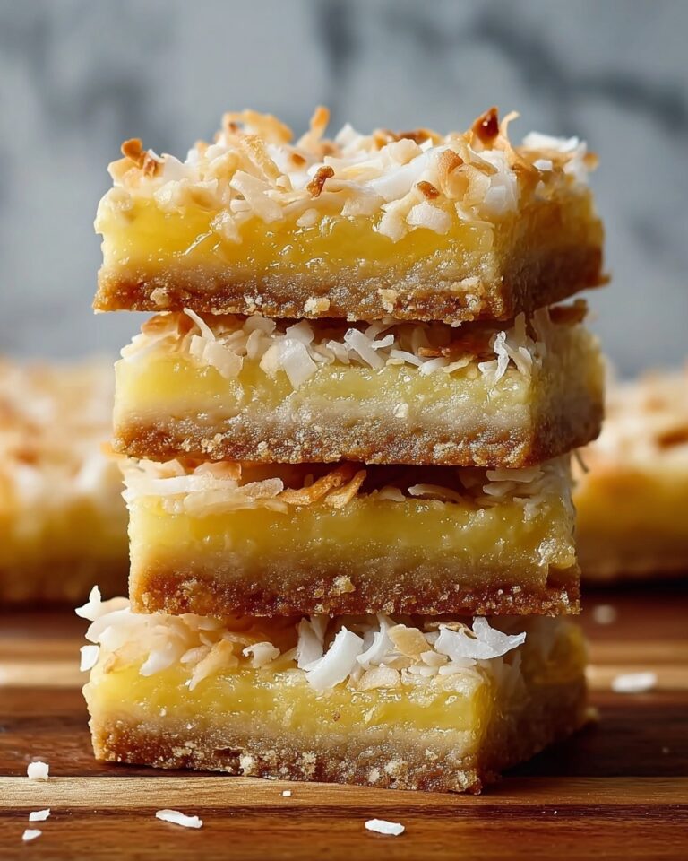 Buttery Coconut Bars That Melt in Your Mouth Recipe