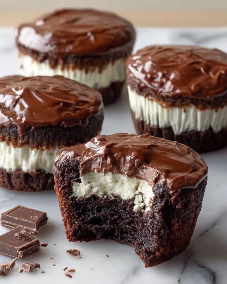 Cheesecake Stuffed Chocolate Cupcakes Recipe