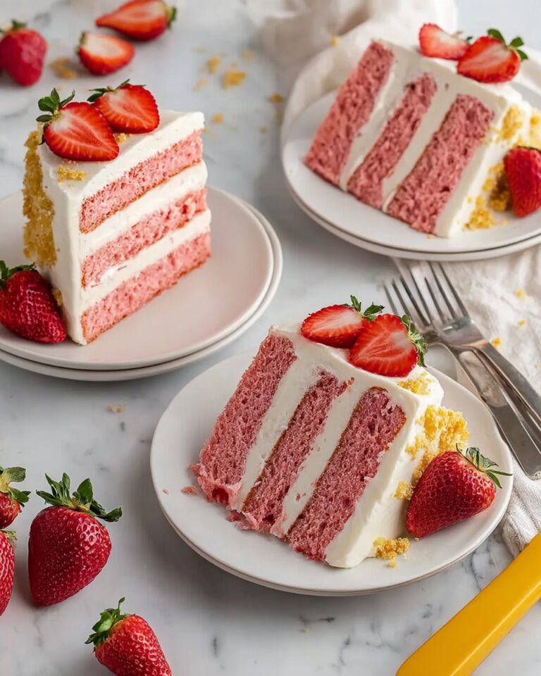 Strawberry Crunch Cake Recipe