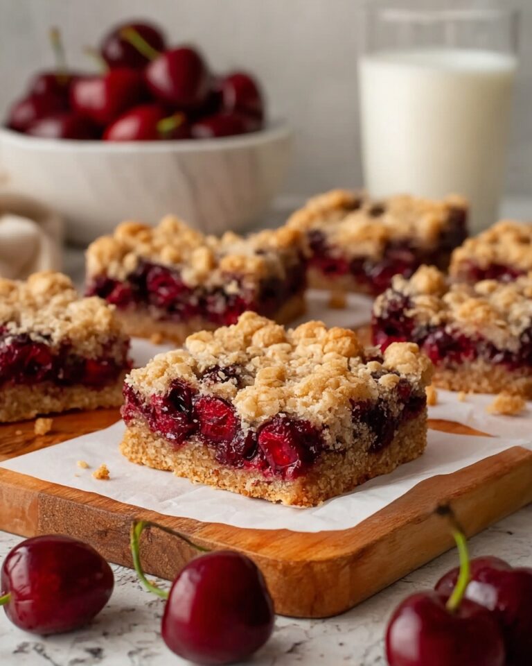 Cherry Crumble Bars Recipe