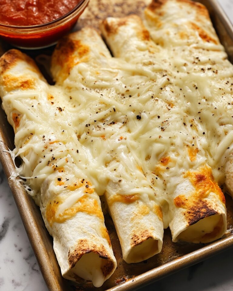 Homemade Cheesy Breadsticks Recipe