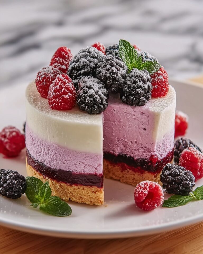 Berry Cream Cheese Cake Recipe
