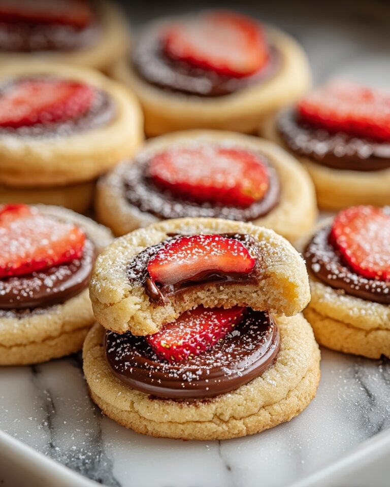 Chocolate-Stuffed Strawberry Sugar Cookies Recipe