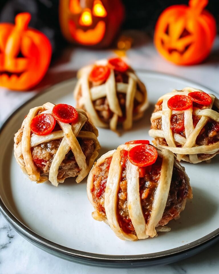 Halloween Mummy Meatballs Recipe